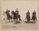 Buffalo Bill and General Miles and others on horseback