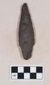 Chipped stone, projectile point, stemmed