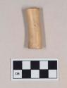 Cut and polished bone tube fragment