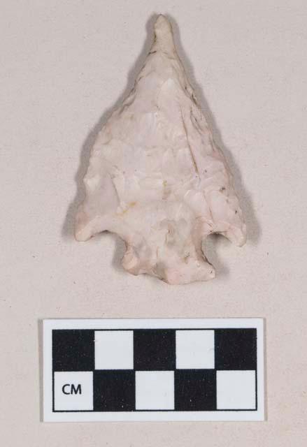 Chipped stone, perforator, reworked from corner-notched projectile point