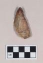 Chipped stone, biface, possibly fragment of ovate projectile point