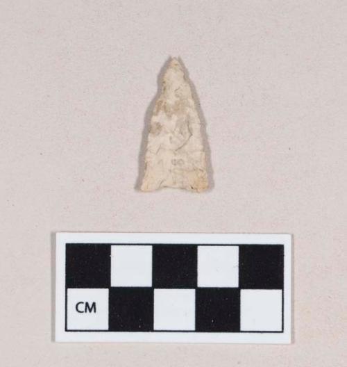 Chipped stone, projectile point, triangular