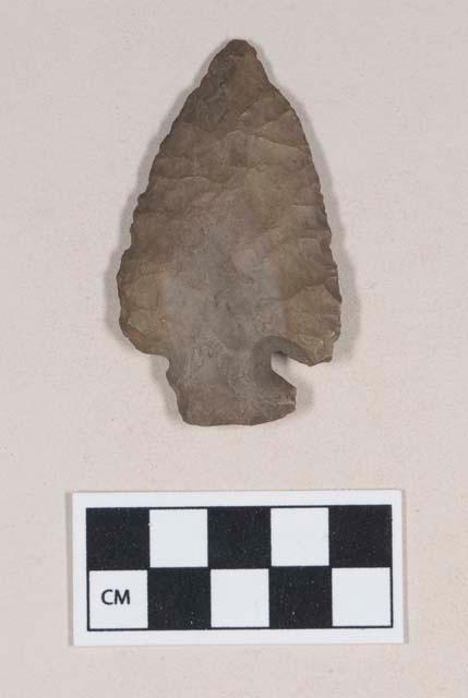 Chipped stone, projectile point, corner-notched