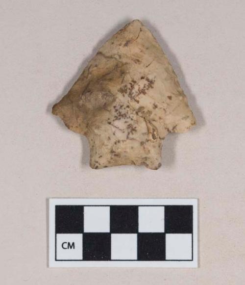 Chipped stone, projectile point, stemmed