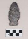 Chipped stone, projectile point, side-notched