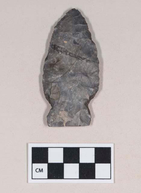 Chipped stone, projectile point, side-notched