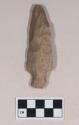 Chipped stone, projectile point, stemmed