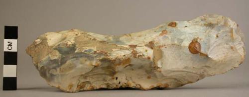 Unpolished flint celt or "Thames pick"