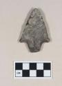 Chipped stone, projectile point, stemmed