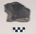 Worked coal fragment