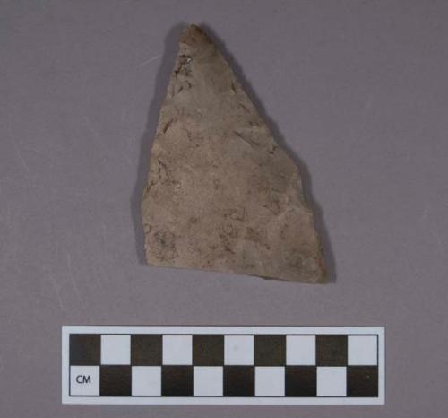 Fragment of large flint laurel leaf point  (Feuilles de Laurelier)