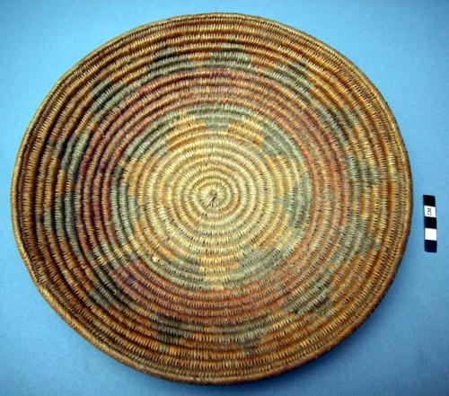 Rod and bundle coiled wedding basket, Navajo (possibly Paiute)