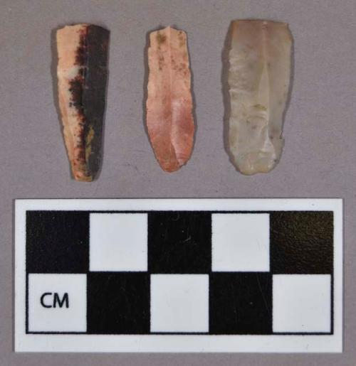 Chipped stone, prismatic blades, chert