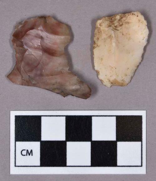 Chipped stone, chipping debris, chert flakes