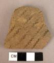 Body sherd-shell edge impression-Matera I scatter impressed ware;