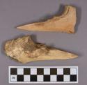 Organic, faunal remains, bone perforators, awl fragments
