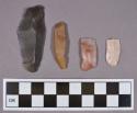 Chipped stone, prismatic blades, includes chert