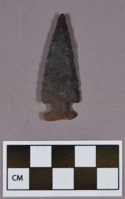 Chipped stone, projectile point, side-notched