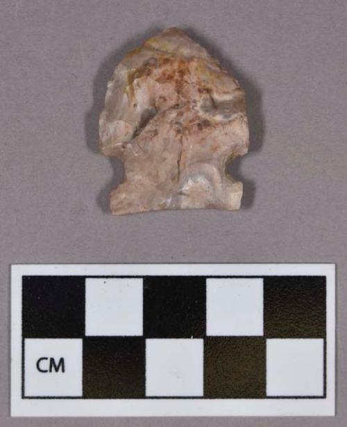 Chipped stone, projectile point, side-notched