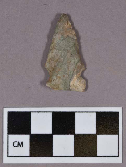 Chipped stone, projectile point, side-notched