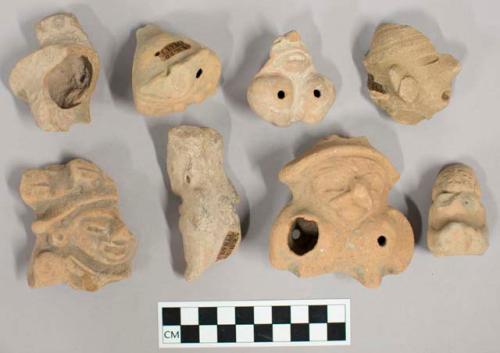 Earthenware, Effigy ocarina fragments