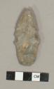 Chipped stone, stemmed projectile point