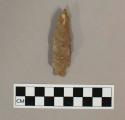 Chipped stone projectile point, stemmed