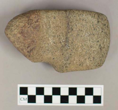 Ground stone, grooved stone axe