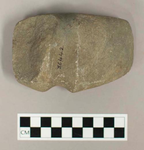 Ground stone, grooved axe