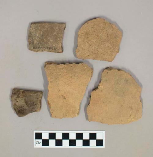 Ceramic, earthenware, rim and body sherds