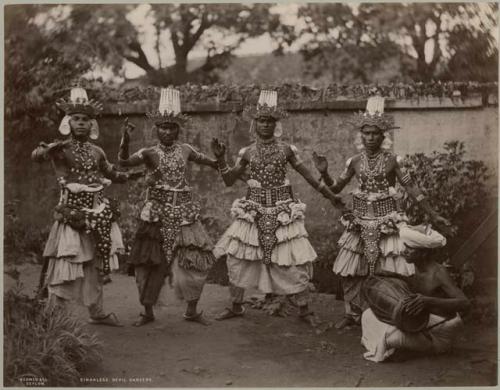 Sinhalese devil dancers