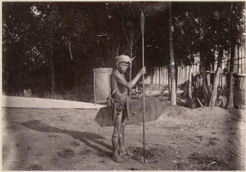 Man with shield and spear