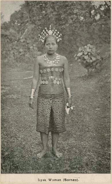 Woman in headdress