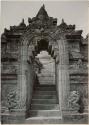 Stairs and ornate archway at Borobudur