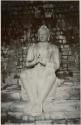 Buddha statue from Chandi Mendut before restoration