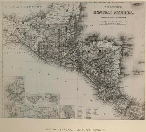 Colton's Central America map