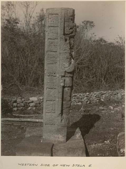 Western side of Stela 6