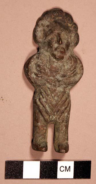 Cast metal statuette