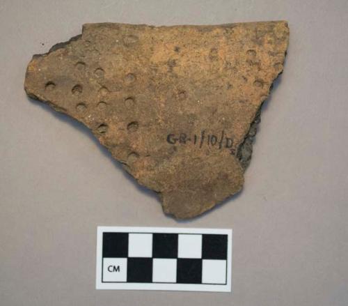 Reed punctate rim sherd