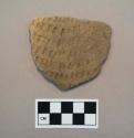 Linear punctate body sherd