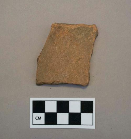 Check-stamped body sherd