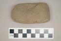 Ground stone, biface adze