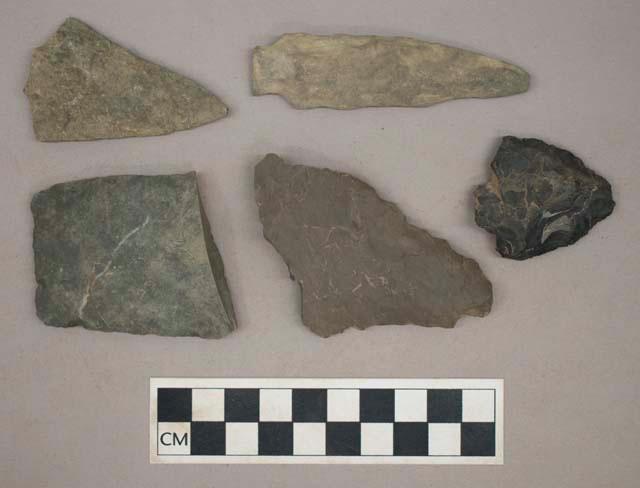 Chipped stone, stemmed and broken lanceolate bifaces – Objects – eMuseum