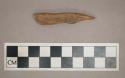 Bone, worked fragment, possible awl