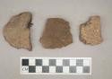 Ceramic, earthenware, body sherds with impressed decoration