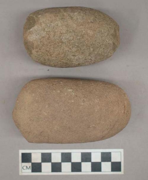 Ground stone, rounded hammerstones