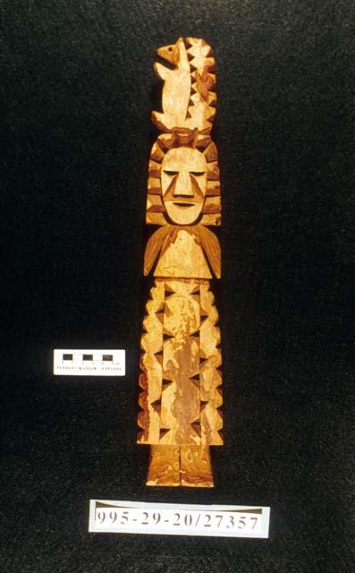 Carved Tarajumara bark doll