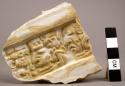 Cast of frieze on fragment from large box-type pottery whistle