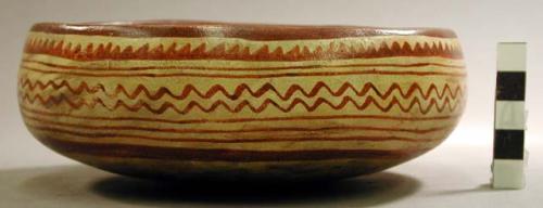 REPRODUCTION - Mercado red-on-cream bowl