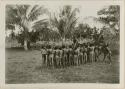 Boys playing the cuscus game